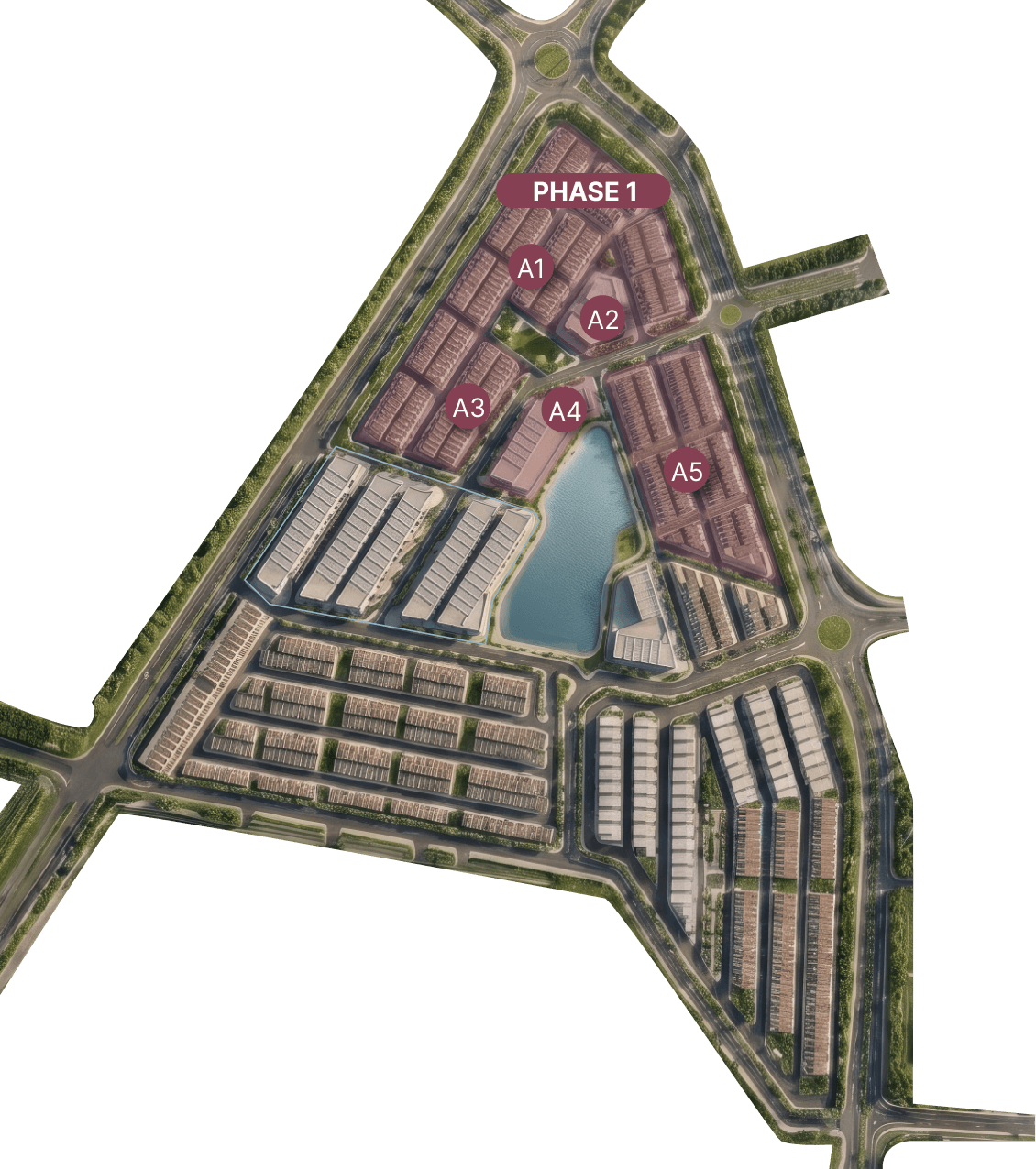Masterplan map